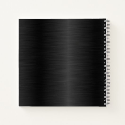 Zwart Roos Gold Mr. & Mrs. pasgetrouwden bruilofte Notitieboek (Achterkant)