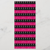 Zwart Roos Gold Nieuwjaarsmenu & knappe champagne Menu (Achterkant)