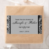 Zwart Roos Gotisch Lijst Waterflesetiket Etiket (Insitu)