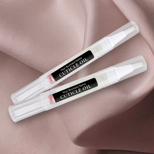 Zwart & Roos Goud Cosmetische Twist Pen Cuticle Oi Labels