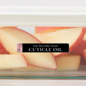 Zwart & Roos Goud Cosmetische Twist Pen Cuticle Oi Labels (Aangebracht)