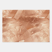 Zwart Roos Goud Zebra Glitter Inpakpapier Vel (Voorkant 3)