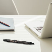 Zwart roos goud zwarte inkt pen