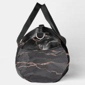 Zwart Roos gouden glitter agaat grote plunjezak (Rechts)