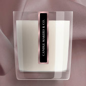 Zwart & Roos Gouden Tamper Proof Dunne Candle Jar Labels