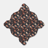 Zwart Roos Gouden Tegels Bedankdoosjes (Uitgevouwen)