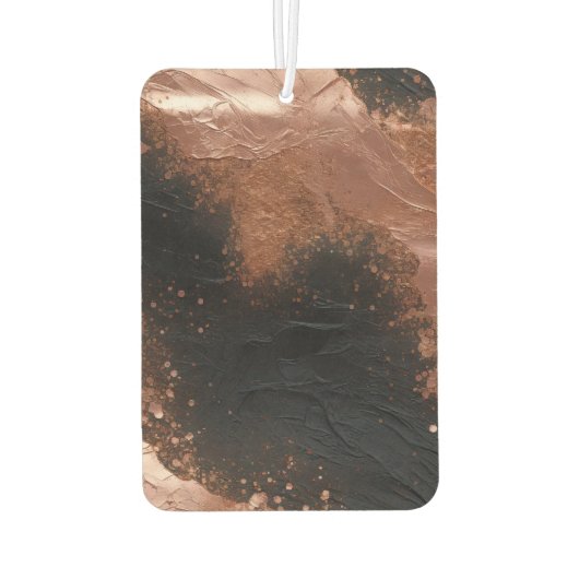 Zwart Roos Gouden Tegels Luchtverfrisser (Achterkant)