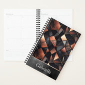 Zwart Roos Gouden Tegels Planner (Display)