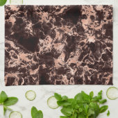 Zwart-Roos goudmarmer Theedoek (Gevouwen)