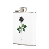 Zwart roos heupfles (Links)