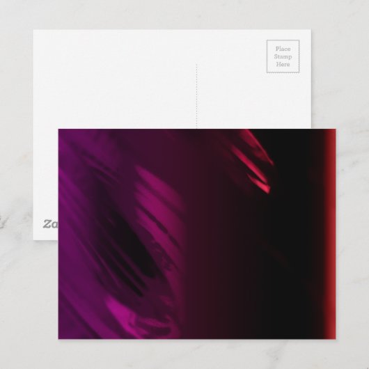 Zwart Roos kleur Briefkaart (Voorkant / Achterkant)