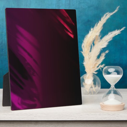 Zwart Roos kleur Fotoplaat (Zijkant)