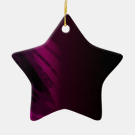 Zwart Roos kleur Keramisch Ornament