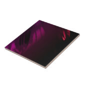 Zwart Roos kleur Tegeltje (Zijkant)