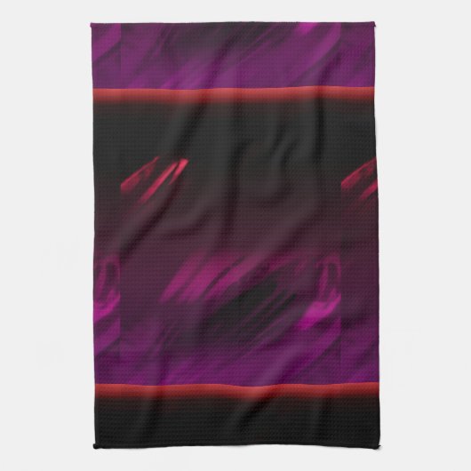 Zwart Roos kleur Theedoek (Verticaal)