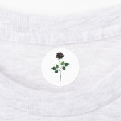 Zwart roos labels (Aangebracht)