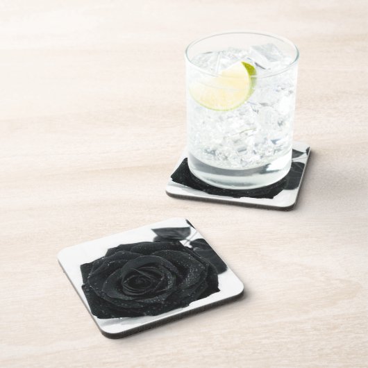 Zwart Roos Onderzetter (Rechterzijde)
