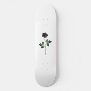 Zwart roos persoonlijk skateboard