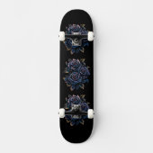 Zwart Roos Persoonlijk Skateboard (Voorkant)