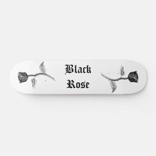 Zwart Roos. Skateboard (Horizontaal)