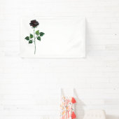 Zwart roos spandoek (Insitu)