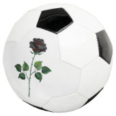 Zwart roos voetbal (Drie kwart)