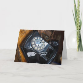  Zwart Roterende Wijzerplaat Telefoon Kaart