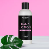 Zwart & Roze 4 OZ Cosmetische Fles Wrapper Label