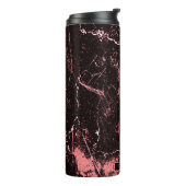 Zwart-roze Abstract Thermosbeker (Gedraaid links)
