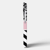 Zwart roze Chevron, persoonlijk Case-Mate iPhone Case (Achterkant / Links)