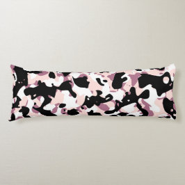 Zwart, roze en roodroze Camo Body Pillow Lichaamskussen