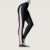 Zwart roze en wit leggings (Rechts)