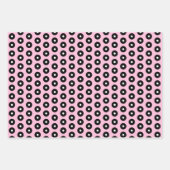 Zwart, Roze en Wit Verpakkende Papieren Bladen Inpakpapier Vel (Voorkant)