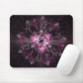 Zwart-roze fractal muismat (Met muis)