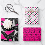 Zwart Roze Geometrie Sterren Bril Inpakpapier Vel<br><div class="desc">Maak kennis met ons fascinerende collectie van Black and Pink Geometry grafische patronen! Dompel jezelf onder in een wereld van moderne elegantie met drie sets van betoverende design, elk met de allure van zwarte en roze tinten gecombineerd met betoverende geometrische patronen. Vette lijnen, intrigerende vormen en harmonieuze contrasten creëer een...</div>