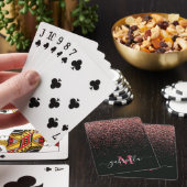 Zwart-roze Glitter Pokerkaarten (Insitu)