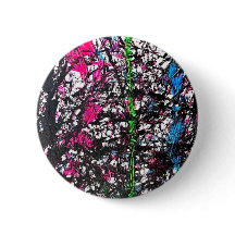 Zwart, Roze, Groen, Blauwe Marmer Kunstwerk