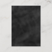 Zwart Roze Hibiscus Bloemen Bruiloft Behuizing Kaa Informatiekaartje (Achterkant)