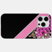Zwart roze iPhone / iPad hoesje (Achterkant (horizontaal))