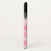 Zwart-roze keh Glitter Geometric Design Case-Mate iPhone Case (Achterkant / rechts)