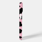 Zwart & Roze Koehuid Print Case-Mate iPhone Case (Achterkant / Rechts)