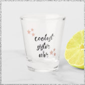 Zwart-roze koelste zuster ooit shot glas