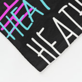 Zwart Roze Meisjes Gepersonaliseerde Aangepaste Na Fleece Deken (Hoek)