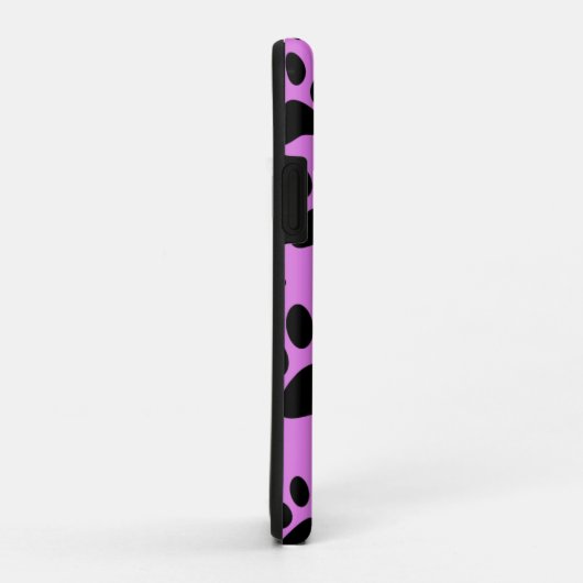 Zwart, roze, paarse, stevige afdrukken Case-Mate iPhone case (Achterkant/rechts)