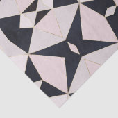 Zwart roze roze roodroodbruine kaleidoscoop tissuepapier (Detail)