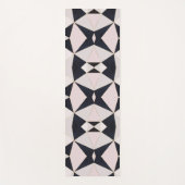 Zwart roze roze roodroodbruine kaleidoscoop yogamat (Voorkant)