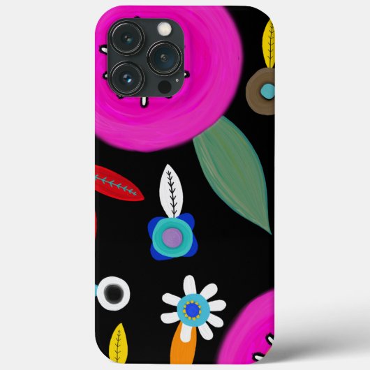 Zwart-roze RUPYDETEQUILA Case-Mate iPhone Case (Achterkant)