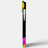 Zwart-roze RUPYDETEQUILA Case-Mate iPhone Case (Achterkant / Links)