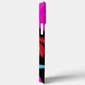 Zwart-roze RUPYDETEQUILA Case-Mate iPhone Case (Achterkant / Rechts)
