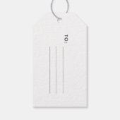 zwart roze script Happy Valentine's Day Cadeaulabel (Achterkant)